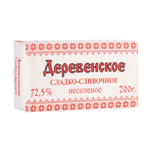 Сладко-сливочное, ТМ Деревенское, 72,5%